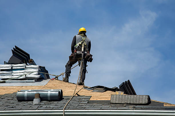 Professional Roof Installation technician working in Vestal, NY